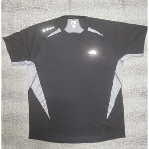 Northface Shirt Mens XL Black Flight Series Vapor Wick Breathable